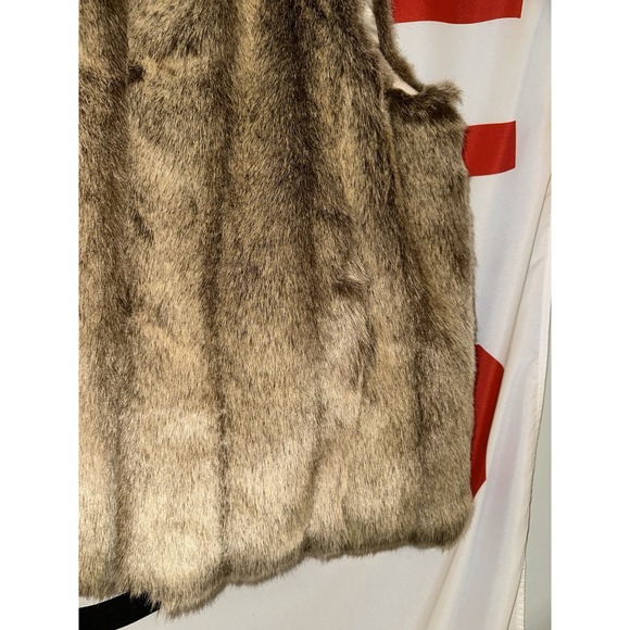 Donna Salyers Fabulous Furs Faux Fur Vest Coat Womens Large Acrylic - Picture 4 of 8